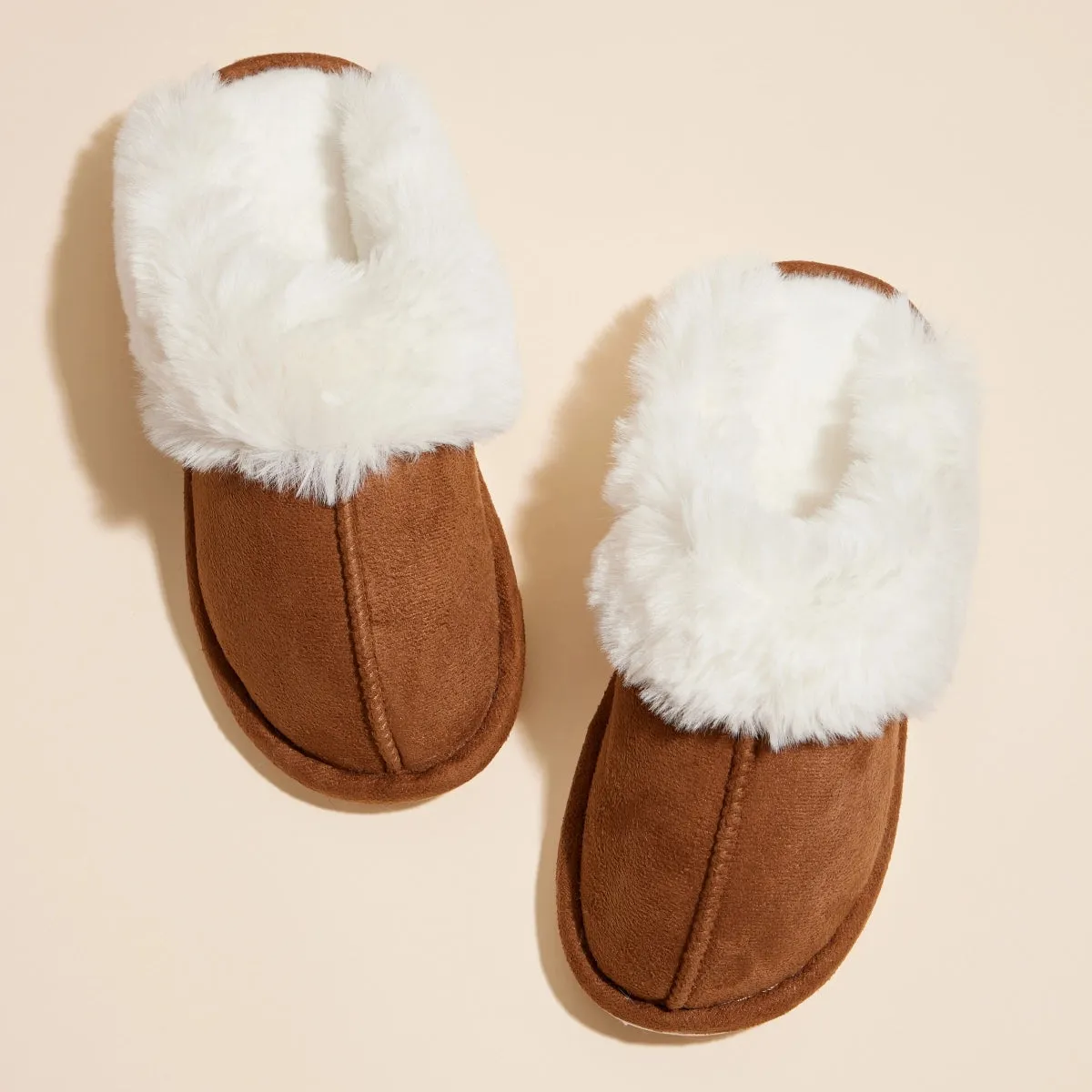 Sherpa Fur Slippers (6-11)