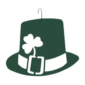 St. Pat Hat Decorative Hanging Silhouette