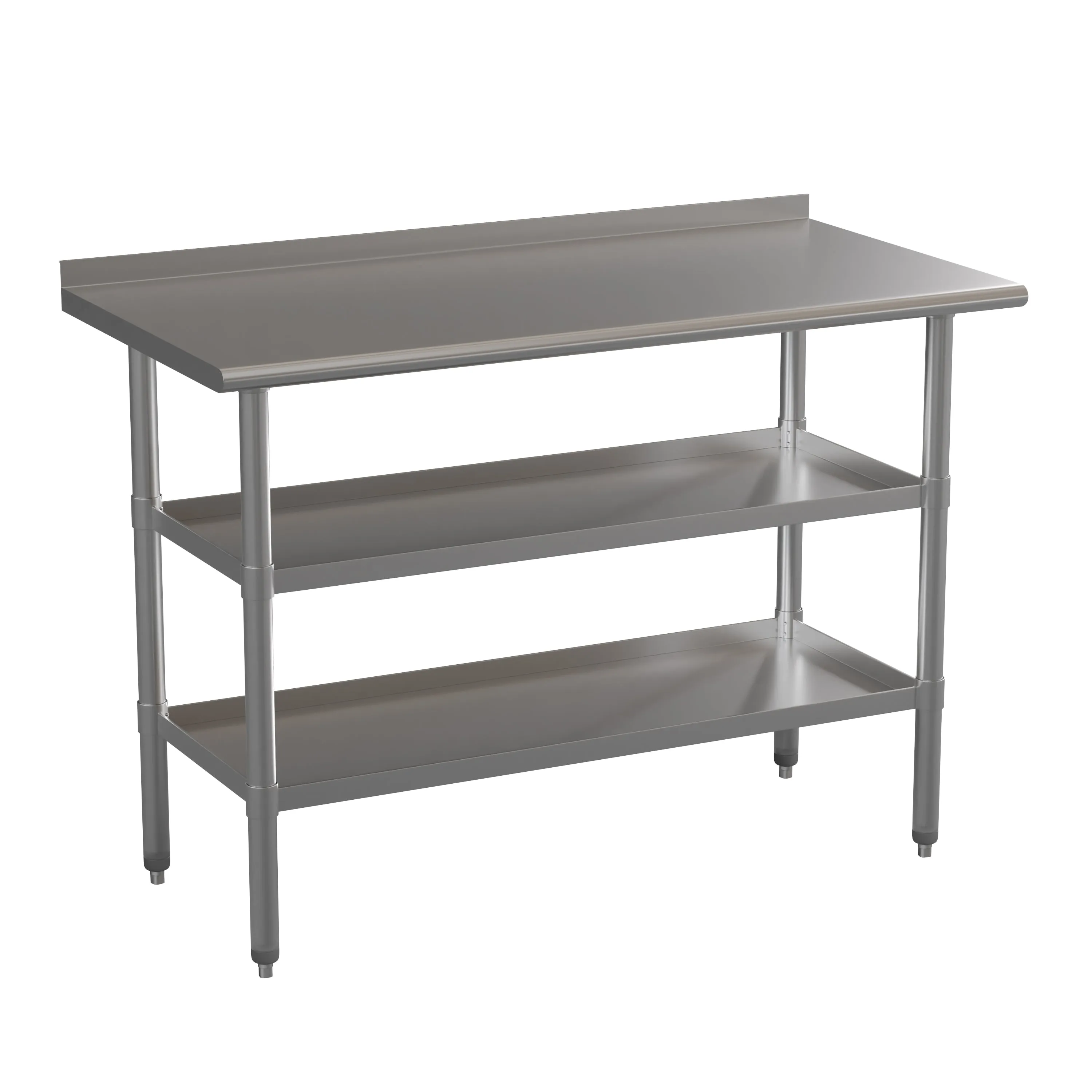 Stainless Table 2 Shelf Table NH-WT-GU-2448BSP-GG