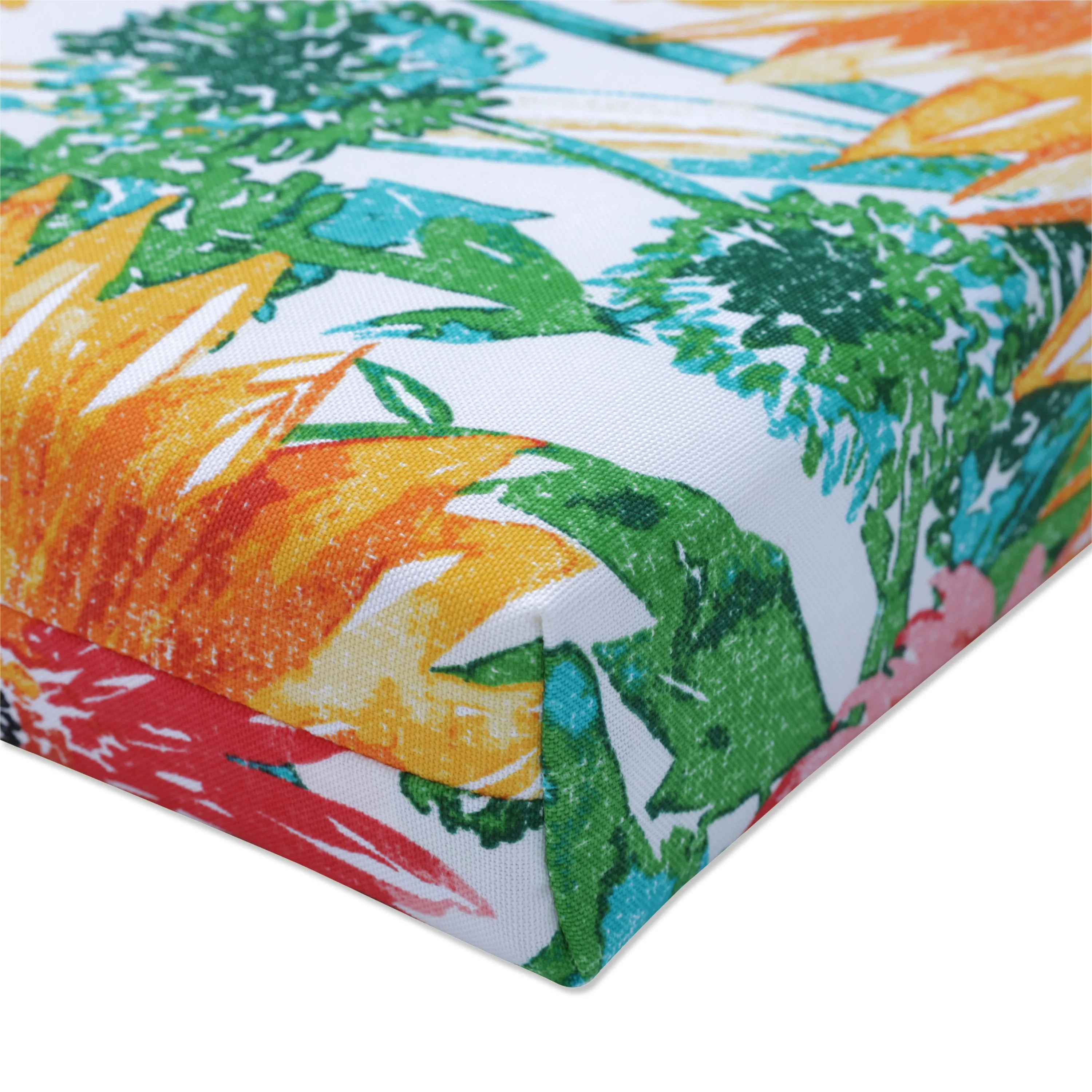 Sunflowers Sunburst Squared Corners Seat Cushion 20X20X3 (Set Of 2)