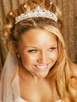 Swarovsk Crystal and Pearl Bridal Tiara