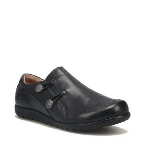 Taos Women's Blend Leather Slip On (Black)