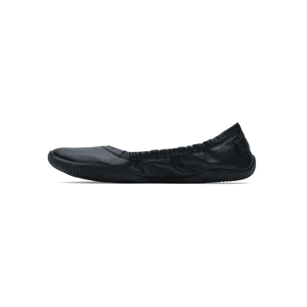 Vivobarefoot Primus Asana Yin Ballerina Leather (Womens) - Obsidian